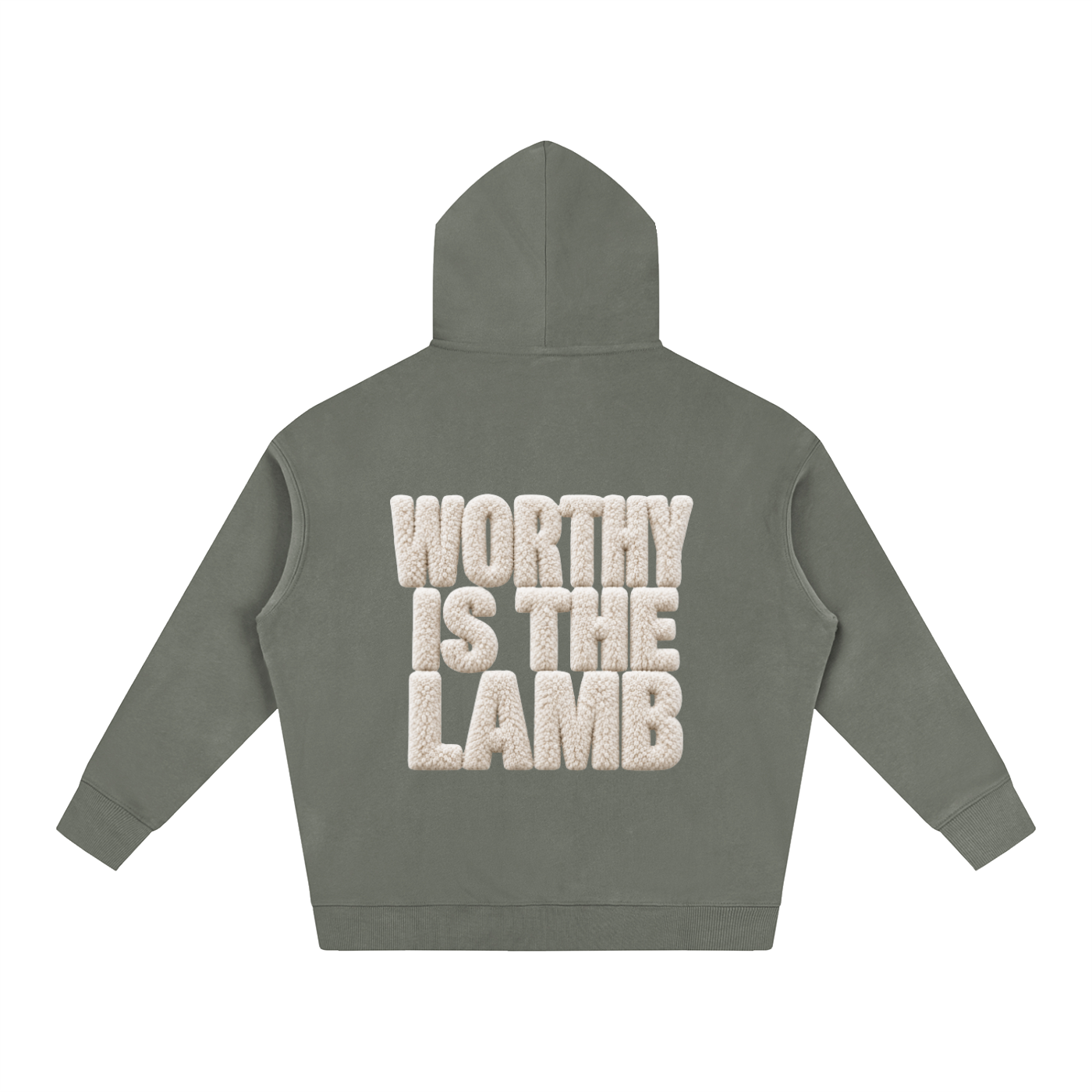 The Lamb Oversize Fleeced Hoodie