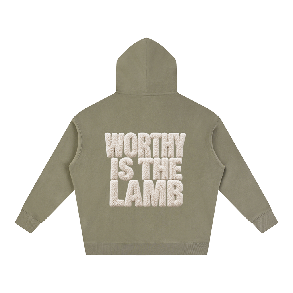 The Lamb Oversize Fleeced Hoodie