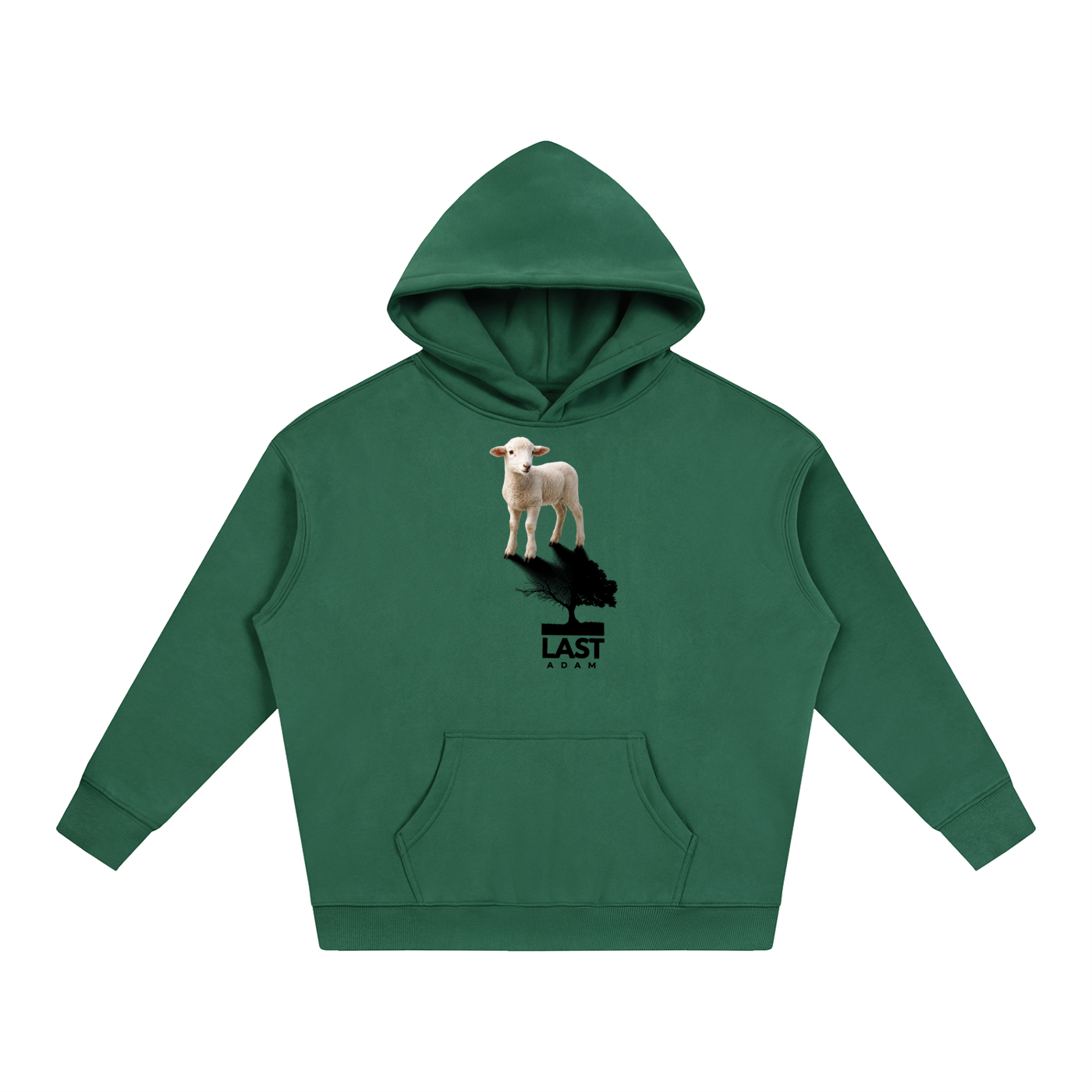 The Lamb Oversize Fleeced Hoodie