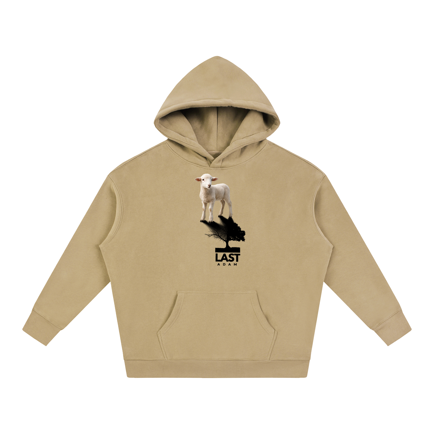 The Lamb Oversize Fleeced Hoodie