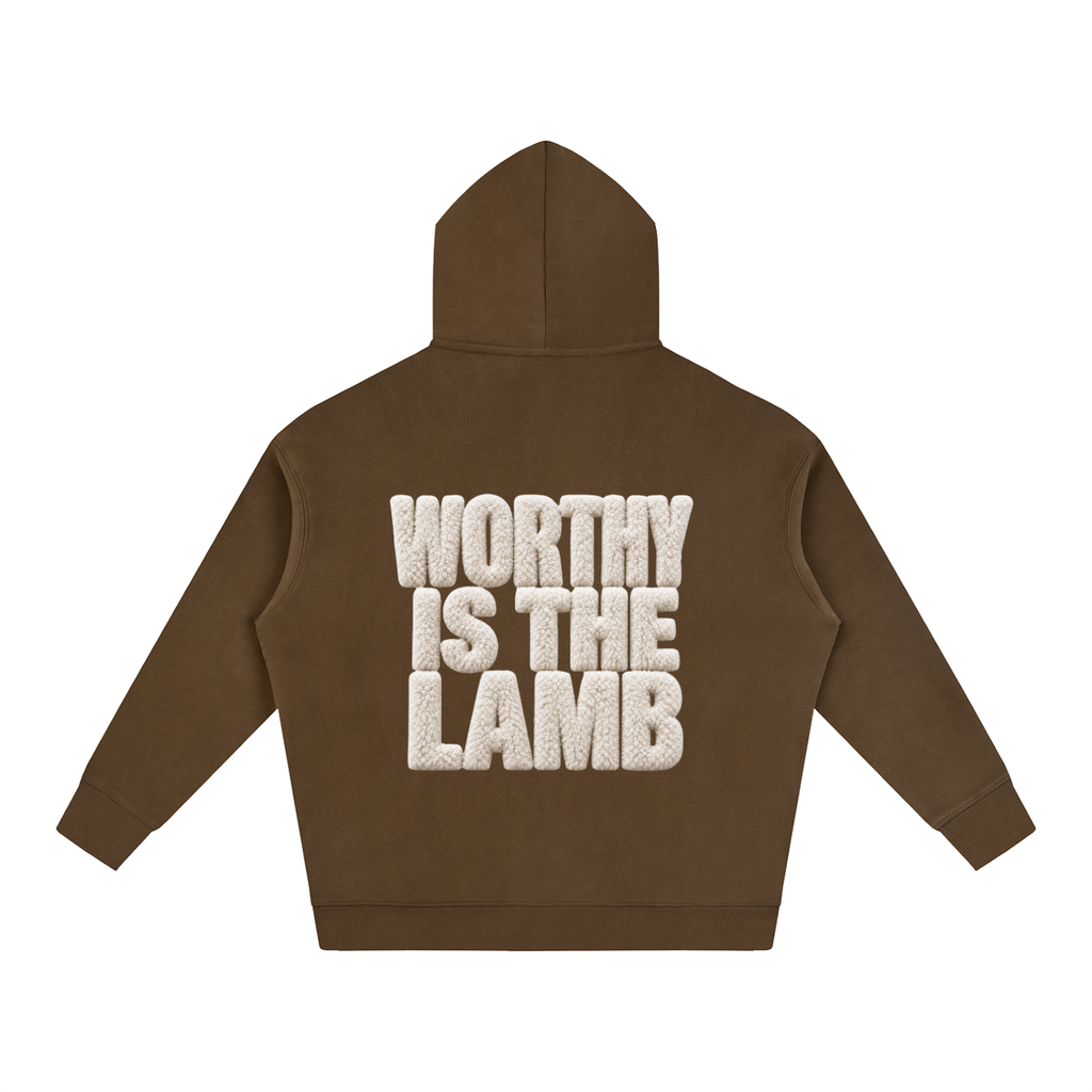 The Lamb Oversize Fleeced Hoodie