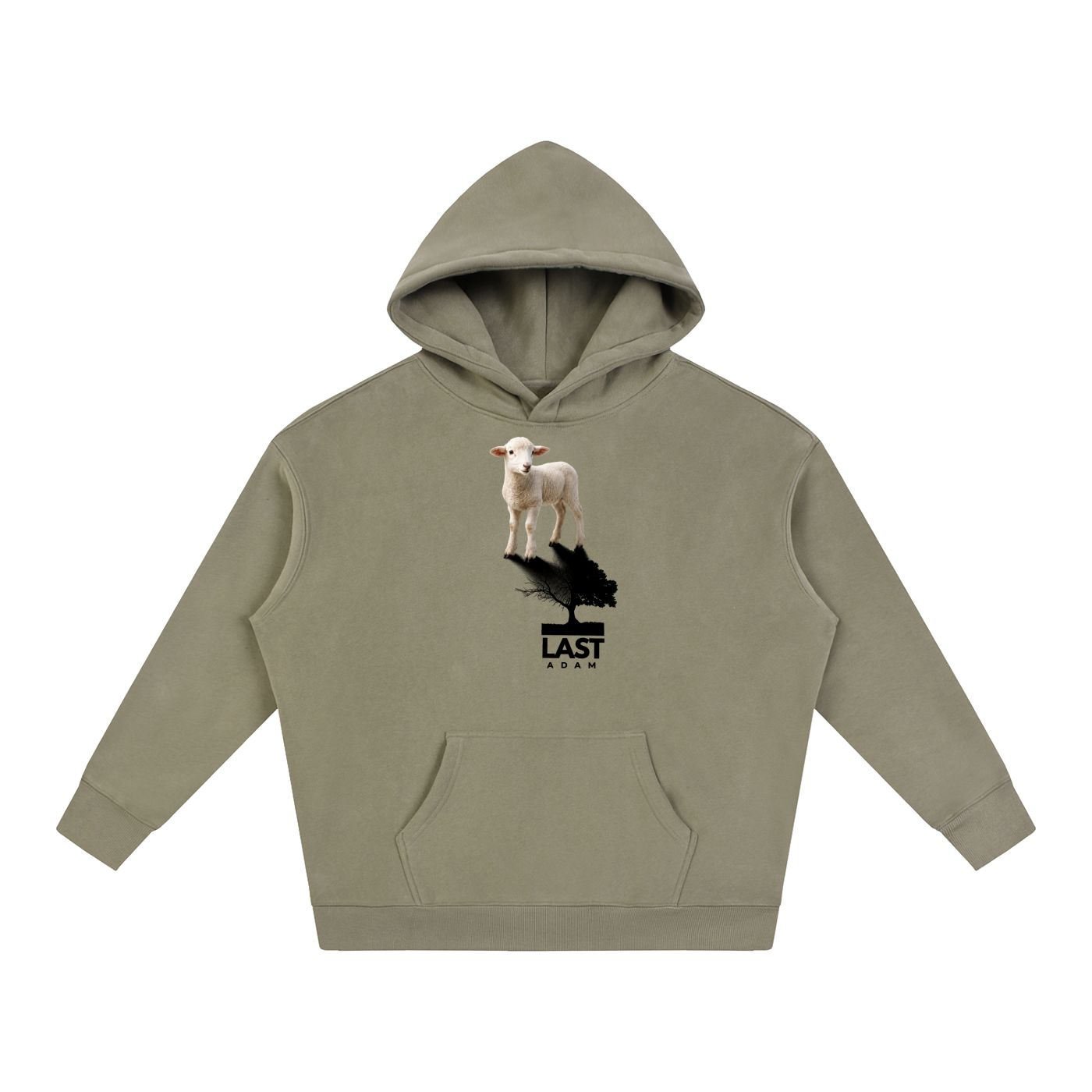 The Lamb Oversize Fleeced Hoodie