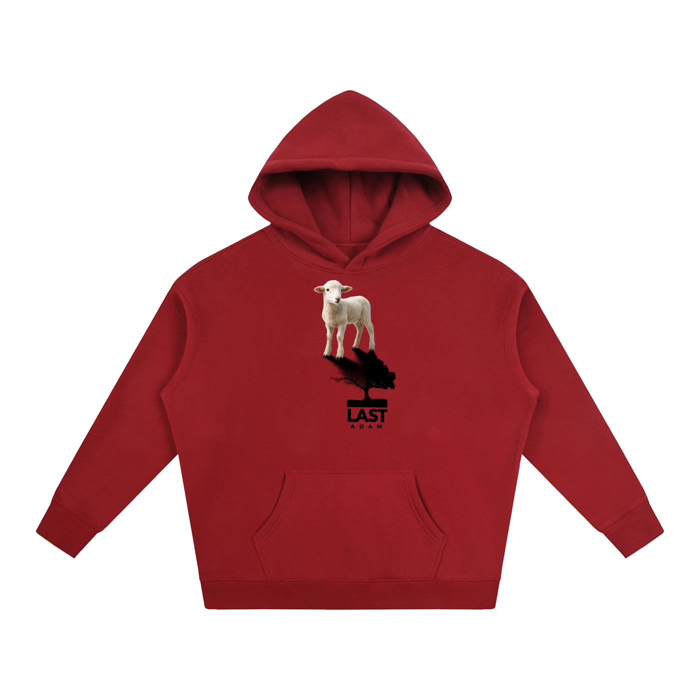 The Lamb Oversize Fleeced Hoodie