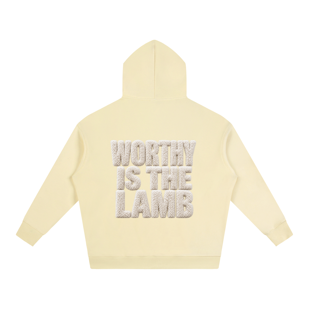 The Lamb Oversize Fleeced Hoodie