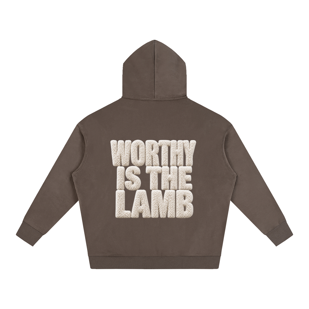 The Lamb Oversize Fleeced Hoodie