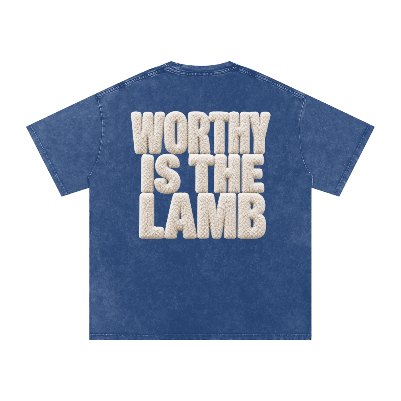 The Lamb Snow Washed Oversized Cotton T-Shirt